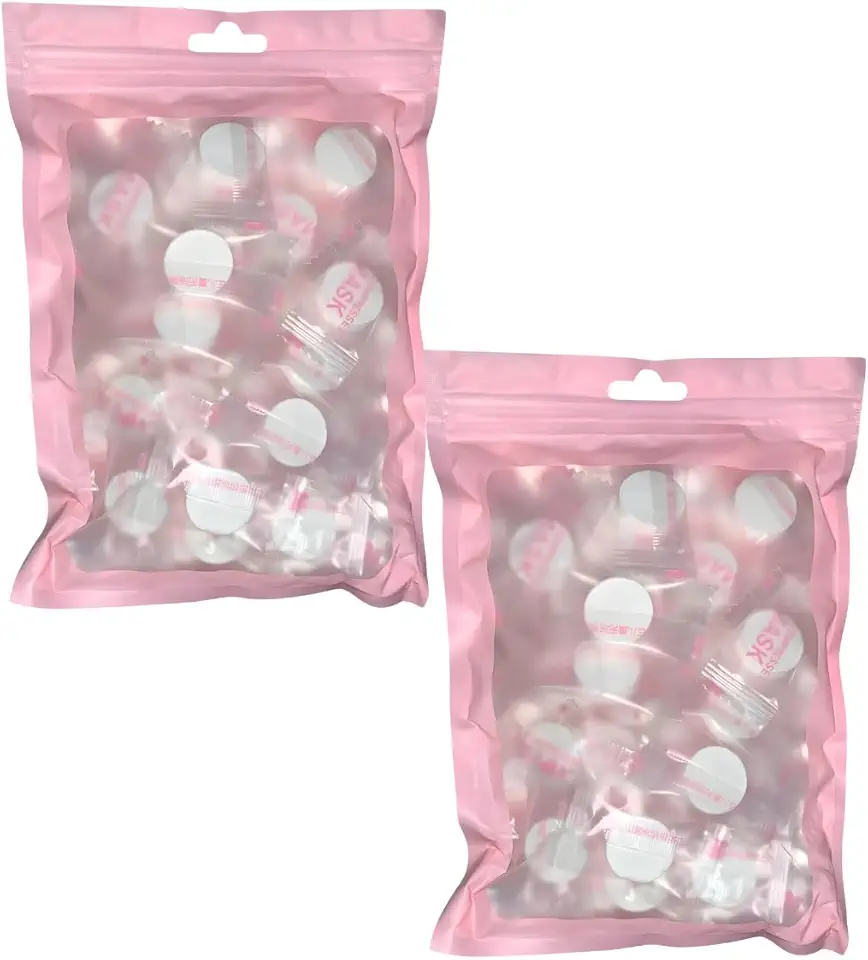 Kit 100un Mascara Descartável Desidratada Limpeza Facial