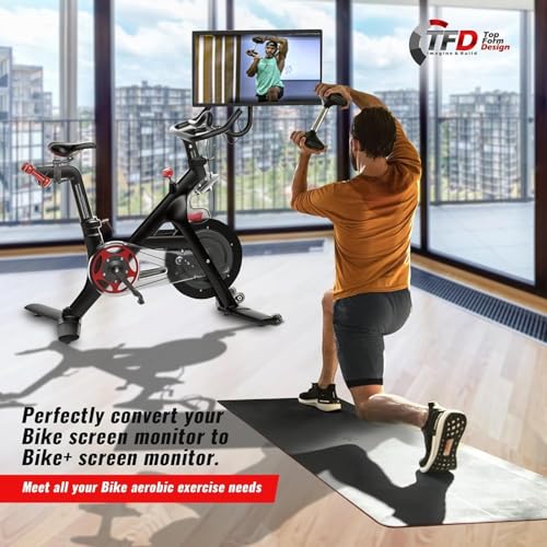 The Pivot for Peloton Bike Screens, Made in USA - 360 Degree of Movement Adjuster | Easily Adjust & Rotate Your Peloton Monitor | Peloton Accessories by TFD