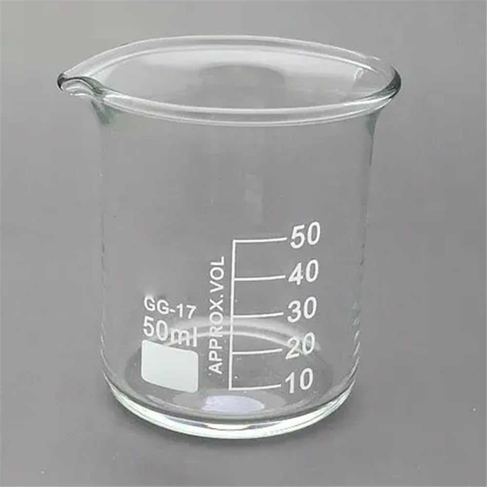 Instrumentos y Equipos de Laboratorio Lot de 4 béchers en verre de 25 à 500 ml, équipement de laboratoire de mesure(400ml)