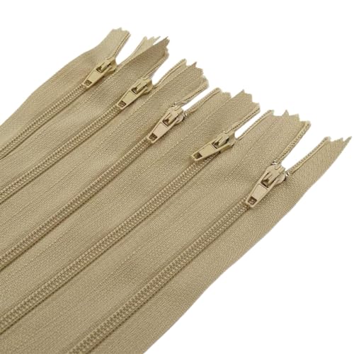 Fermeture à glissière en nylon de 30 à 50 cm pour la couture et création sur mesure Lot de 100