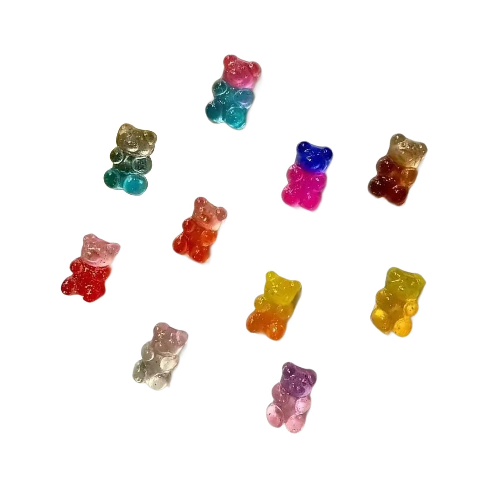 X-Institute 10Pcs Bear Fridge Magnets Refrigerator Fridge Decorative Magnet for Home Whiteboard Classroom School Whiteboard Decorative