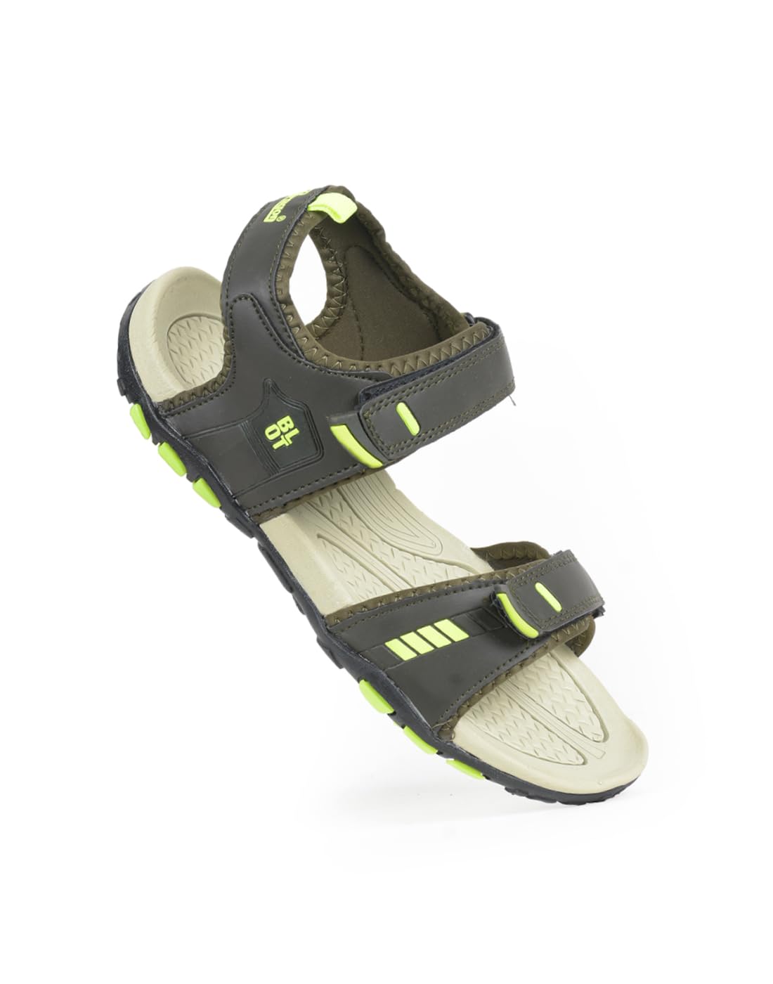 PARAGON Men Colorblock Green Casual Sandals (B0CJP1ZM3N) Amazon Price History, Amazon Price Tracker