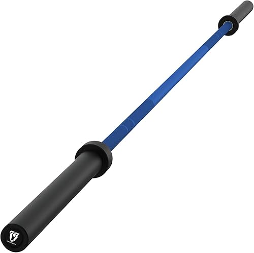 HUISHENG Olympic Barbell Bar 7ft for Weightlifting, Bench Press,Deadlifts,Squats,Strength Training Bars with Knurled Grip,Weight Bars for lifting