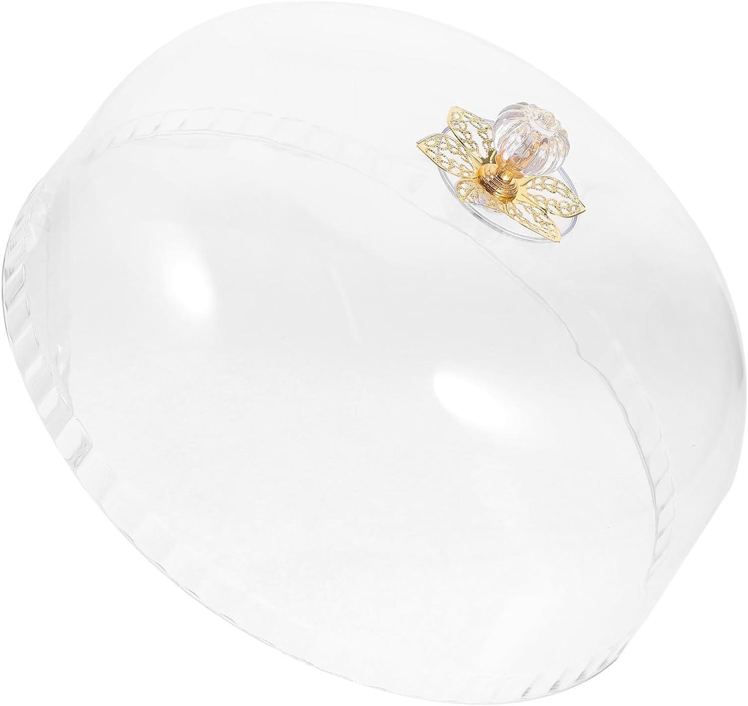 Acrylic Food Dome Cover for Cake Tray, Versatile Protective Plastic Lid with Wear-resistant Design, Sleek Elegant Household Cake Dome for Pastry Display and Serving