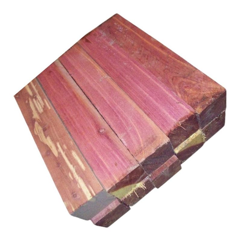 Special: 4 Eastern RED Cedar Turning Blocks Lumber Lathe Wood 2" X 2" X 12"