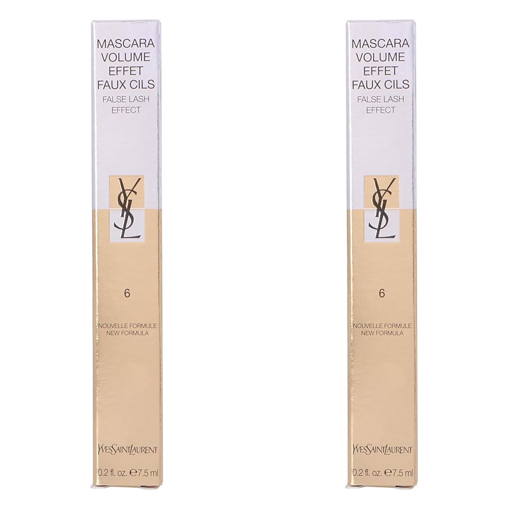Yves Saint Laurent Volume Effet Faux Cils Mascara, Deep Night (Blau), 2er Pack, frisch