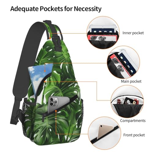 Bolso cruzado bandolera para hombre negro miniatura 4