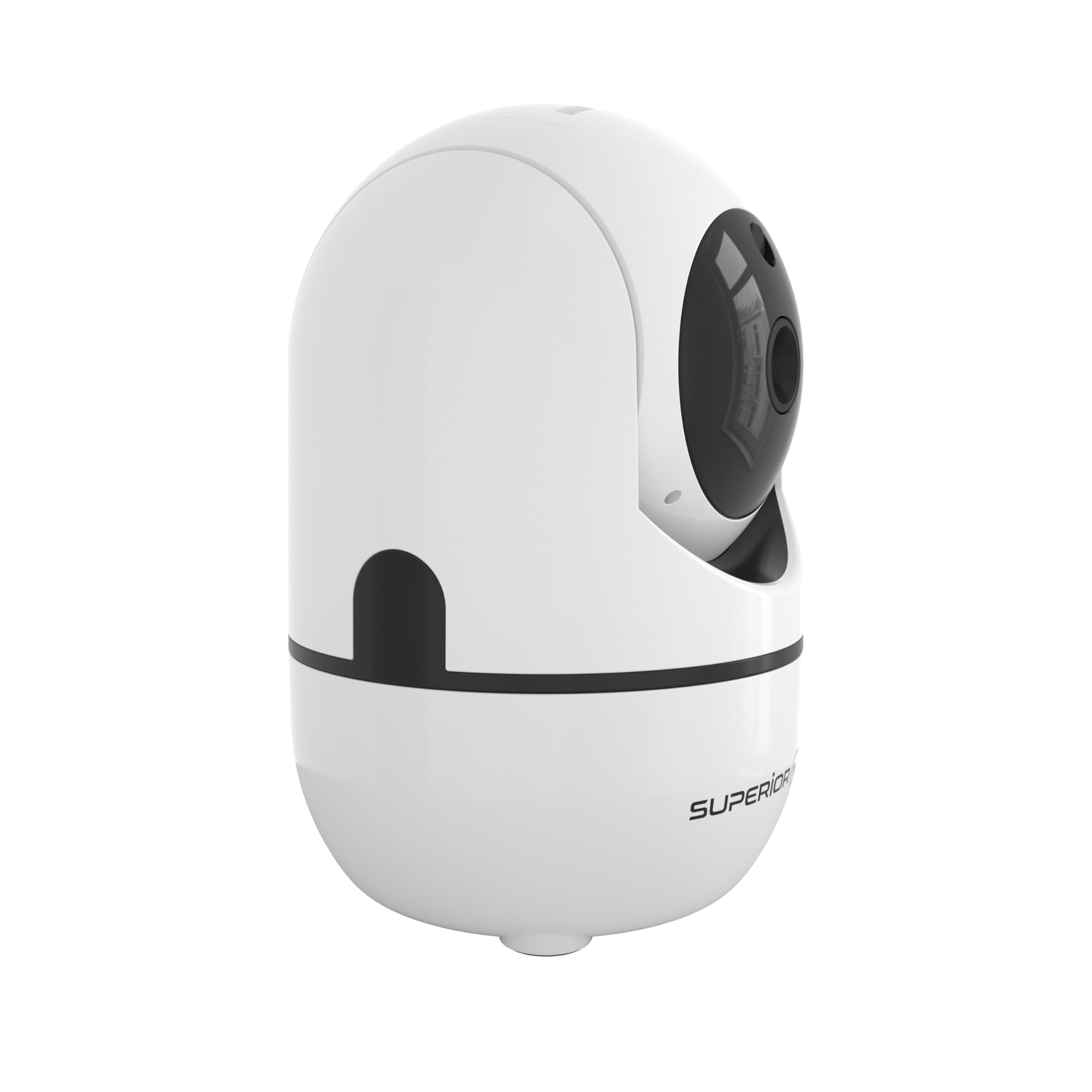 Superior Electronics Security iCM001 – WiFi Innenüberwachungskamera HD 1080p 2,4 GHz mit Nachtsicht und bidirektionalem Audio – Bewegungserkennung – Manuelles Zoom – 360° Drehung