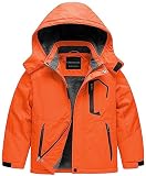 CREATMO US Boys Snow Jacket Jackets Boy's Waterproof Ski Mountain Fleece Coat...