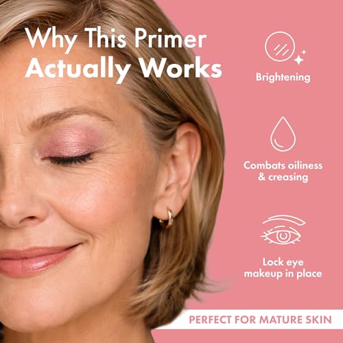 Elizabeth Mott Thank Me Later Eye Primer - Long-Lasting, Eyeshadow Primer Base for Oily Lids & Crease-Free Wear - Smudge-Proof, Lightweight, Cruelty-Free - 10g