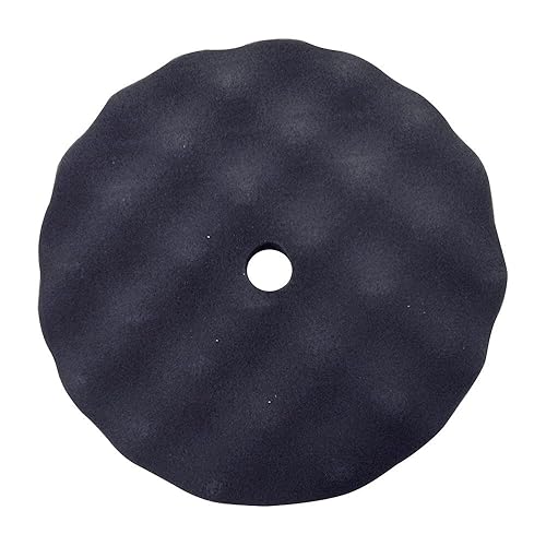 Miniatura 3 de MaxLLTo Almohadilla de espuma de pulido de 8 pulgadas de repuesto para pulir (negro) para almohadillas superiores y para abrasivos PFB08