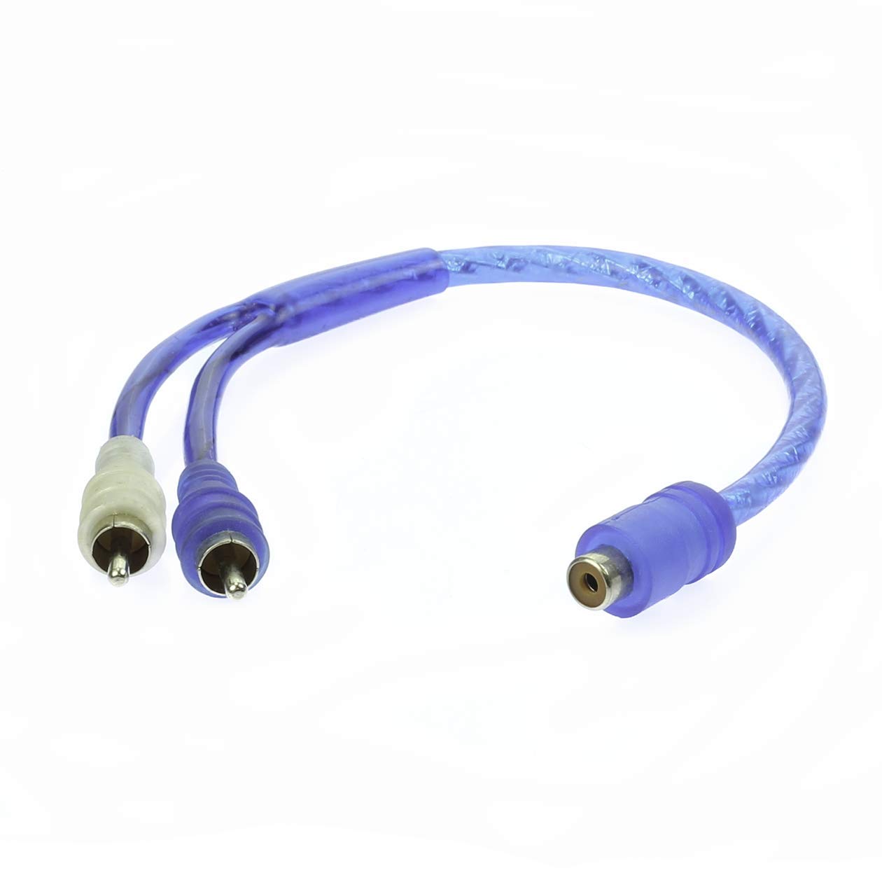 NEW VOODOO Car Audio RCA Interconnect cable BLUE OFC Copper (Y)