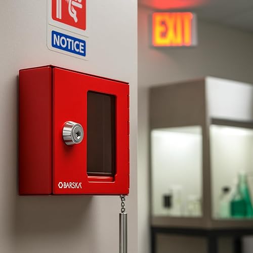 Miniatura 4 de BARSKA Breakable Emergency Key Box wAttached Hammer