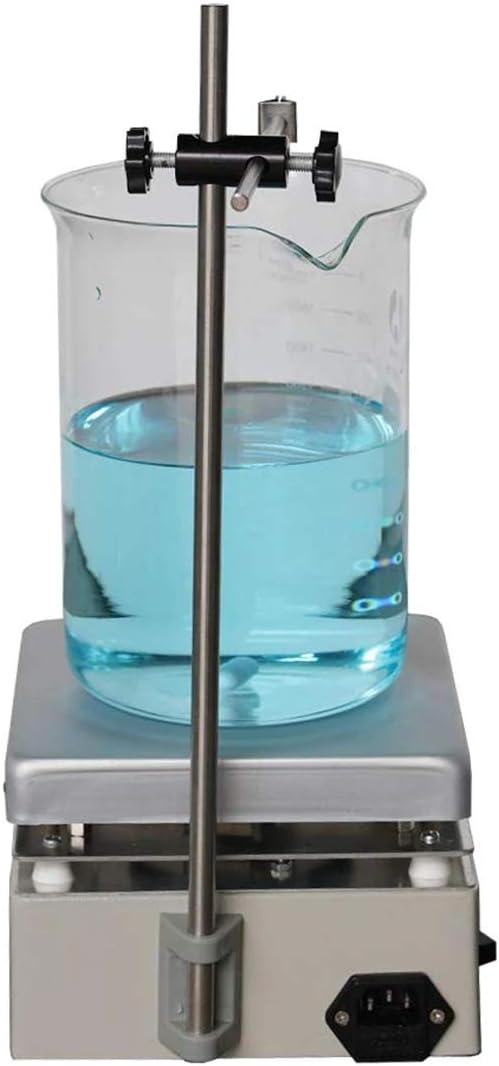 MXBAOHENG SH-3 Lab Magnetic Stirrer Hotplate Mixer w/Heating Stir Plate 0~2000RPM Max Stirring Capacity 5000ml (110V)