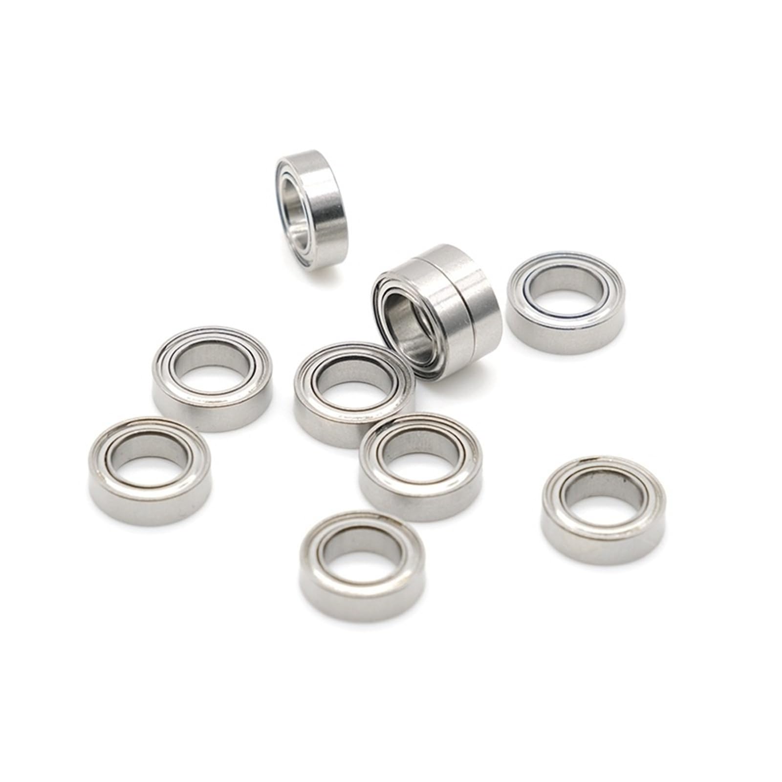 Rodamiento de bolas miniatura de acero inoxidable S689ZZW4, 9 x 17 x 4 mm, 10 unidades