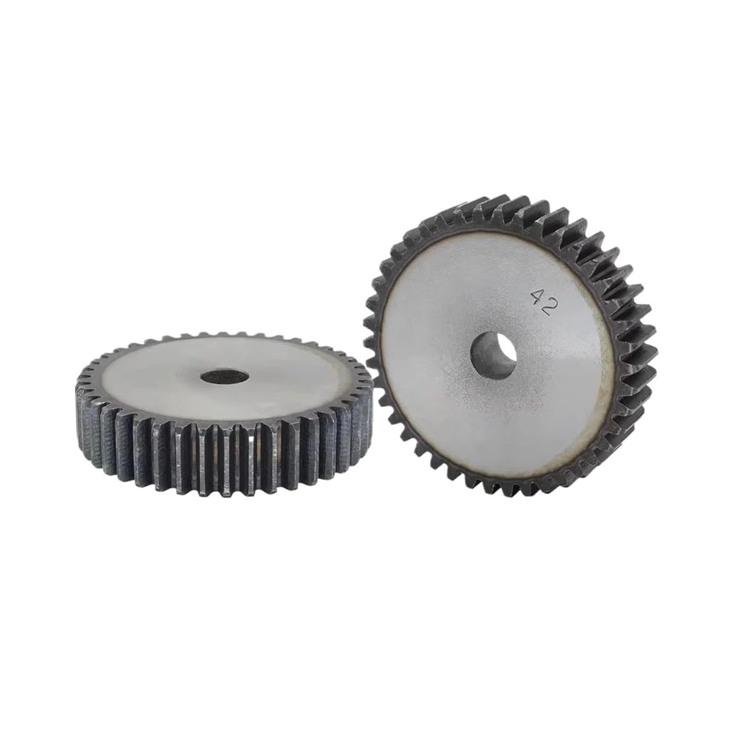 円筒歯車 2M-10T/11T/12T/13T/14T~21歯 SC45# 炭素鋼平歯車 全高20mm 高周波焼入れ歯(2M18T-