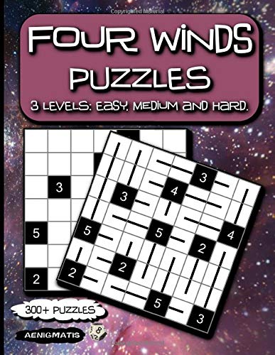 Four Winds Puzzles: 3 Levels: Easy, Medium and Hard.