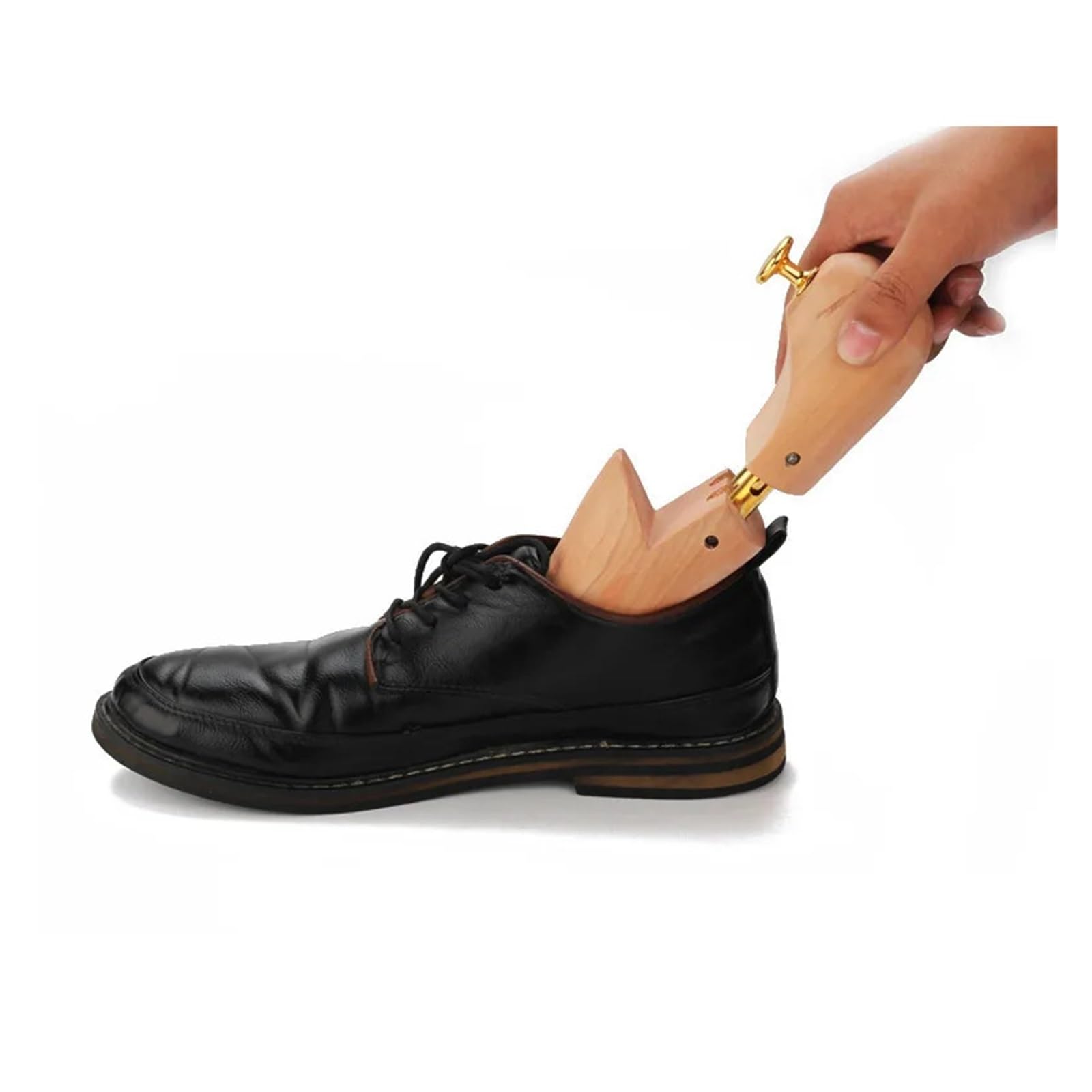 Expansor Zapatos 1 par de zapateros Madera | Talla EU35-46 Moldeador de zapatos ajustable(EU 39 40)