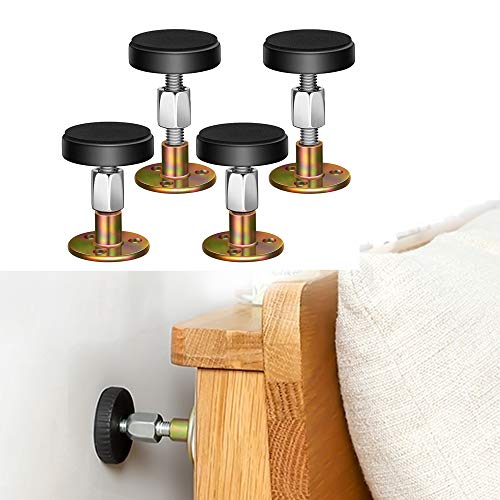 Krisler Adjustable Threaded Bed Frame Anti-Shake Tool, Headboard Stoppers, Bedside Anti Shake Tool...