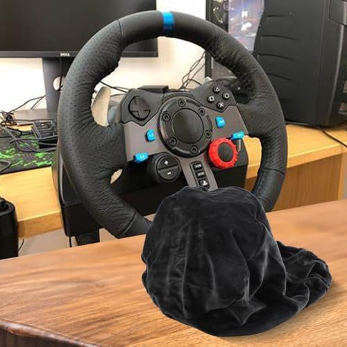 Risveglio Housse de protection en élasthanne pour volant Logitech G29, protection contre la poussière, pour une configuration de jeu compacte, noir – vue 4