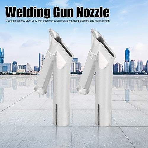 2Pcs Round Welding Nozzle Standard Weld Tip Plastic Hot Air Welder Cicular Stainless Steel(5Mm) Fast Weld Torch Accessories #TOP4
