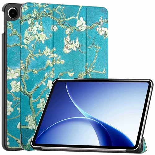 Image of ProElite Case Cover for Oppo Pad 5 12.1 inch Case, Slim Trifold Flip case Cover for Oppo Pad 5 12.1 inch Tablet [Auto Sleep Wake Feature], Flowers