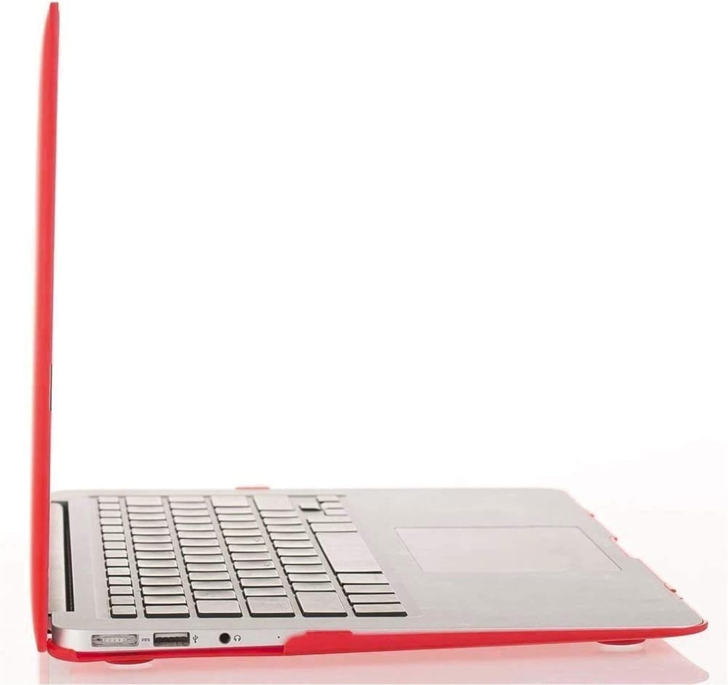 MOSISO Compatible with MacBook Air 13 inch Case (Models: A1466 & A1369, Older Version 2010-2017 Release), Protective Plastic Hard Shell Case Cover, Red