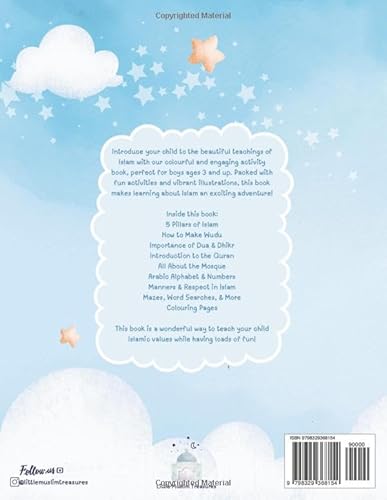 Little Muslim Treasures: Activity Book: for Boys