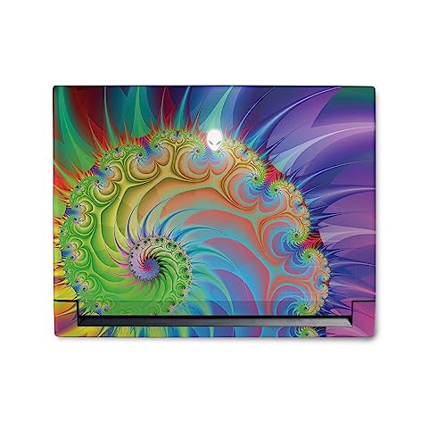 Image of MightySkins Skin Compatible with Alienware M18 R1 (2023) Full Wrap Kit - Color Fractal | Protective, Durable, and Unique Vinyl Decal wrap Cover | Easy to Apply & Change Styles | Made in The USA