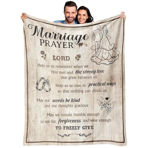 Wedding Gifts for Couples 2025 Prayer Blanket 50