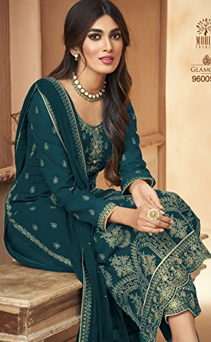 Image of Delisa Indian /Pakistani Wedding Partywear Plus Size Pant Salwar Kameez Ready to Wear Salwar Suit for Womens 01