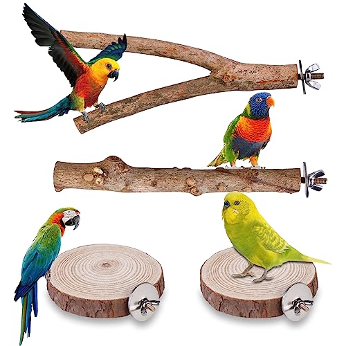 VILLCASE Kunststoff-Vogelsitzstangen – 10 Stück, 16 Cm, Hellgrün, Für Papageien, Wellensittiche & Kleine Vögel