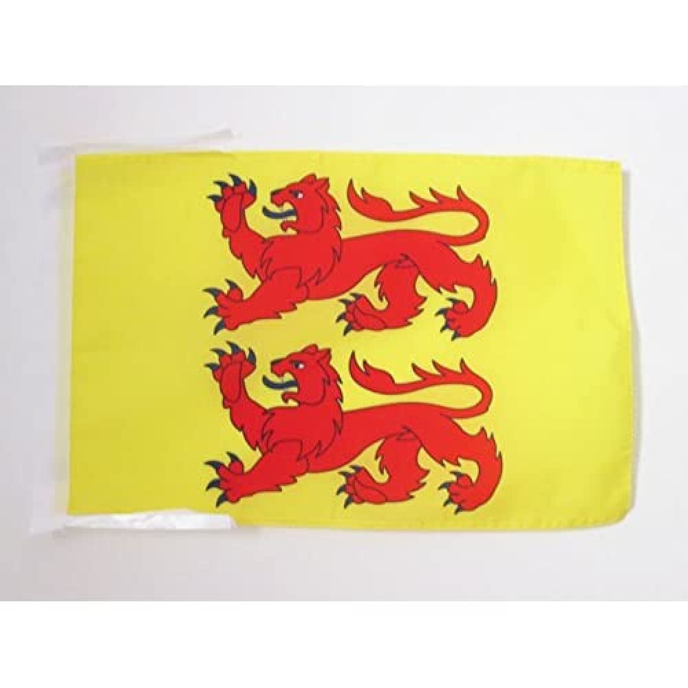AZ FLAG - Hautes-Pyrénées Flag - 18'' x 12'' - 100% Polyester French department - France Small Banner with Two Cords - Fade Resistant - Vivid Colors - 18x12 in - 45x30 Cm