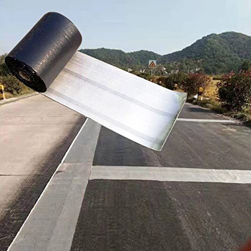 Cinta selladora de asfalto, rollo de parche impermeable para superficies de cemento al aire libre, ideal para techo, cubierta, patio, 8, 10, 13, 20 y 40 pulgadas de ancho