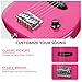 WINZZ EGM100 30 Inches Real Kids Electric Guitar with Beginner Kit, Right Handed (Rose Pink)