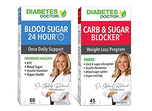 Diabetes Doctor A1C Bundle Pack - 24 Hour Daily Support & Mealtime Sugar