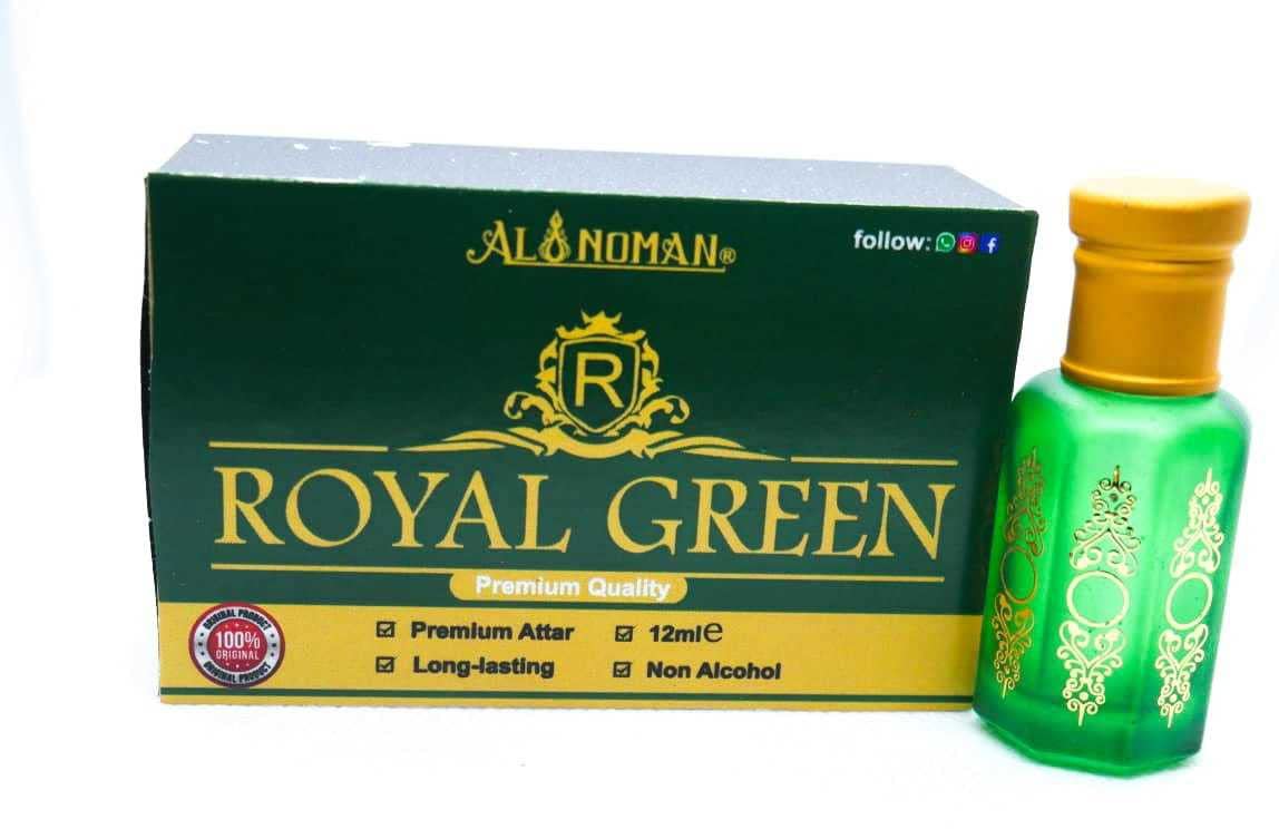 Al Noman Royal Green Attar | Ittar|Luxury And Royal Attar For Man And Women (Unisex) | Pure & Natural Attar| Attar Perfume|12 ML Attar-image-32