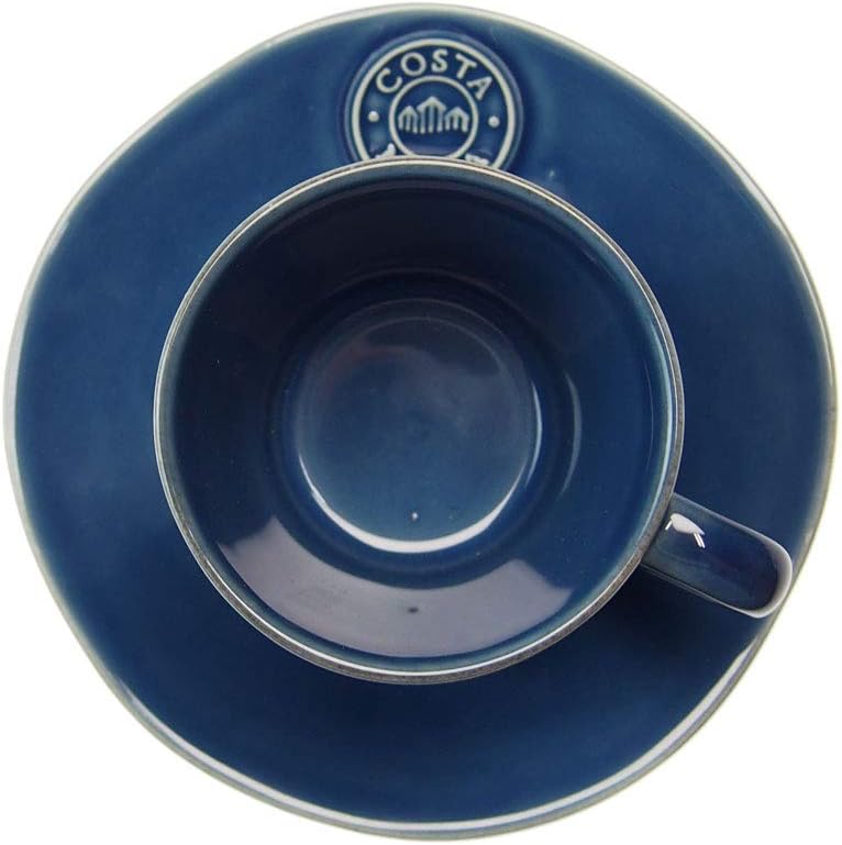 COATA NOVA Nova Tea Cup Saucer, Denim, Parallel Import
