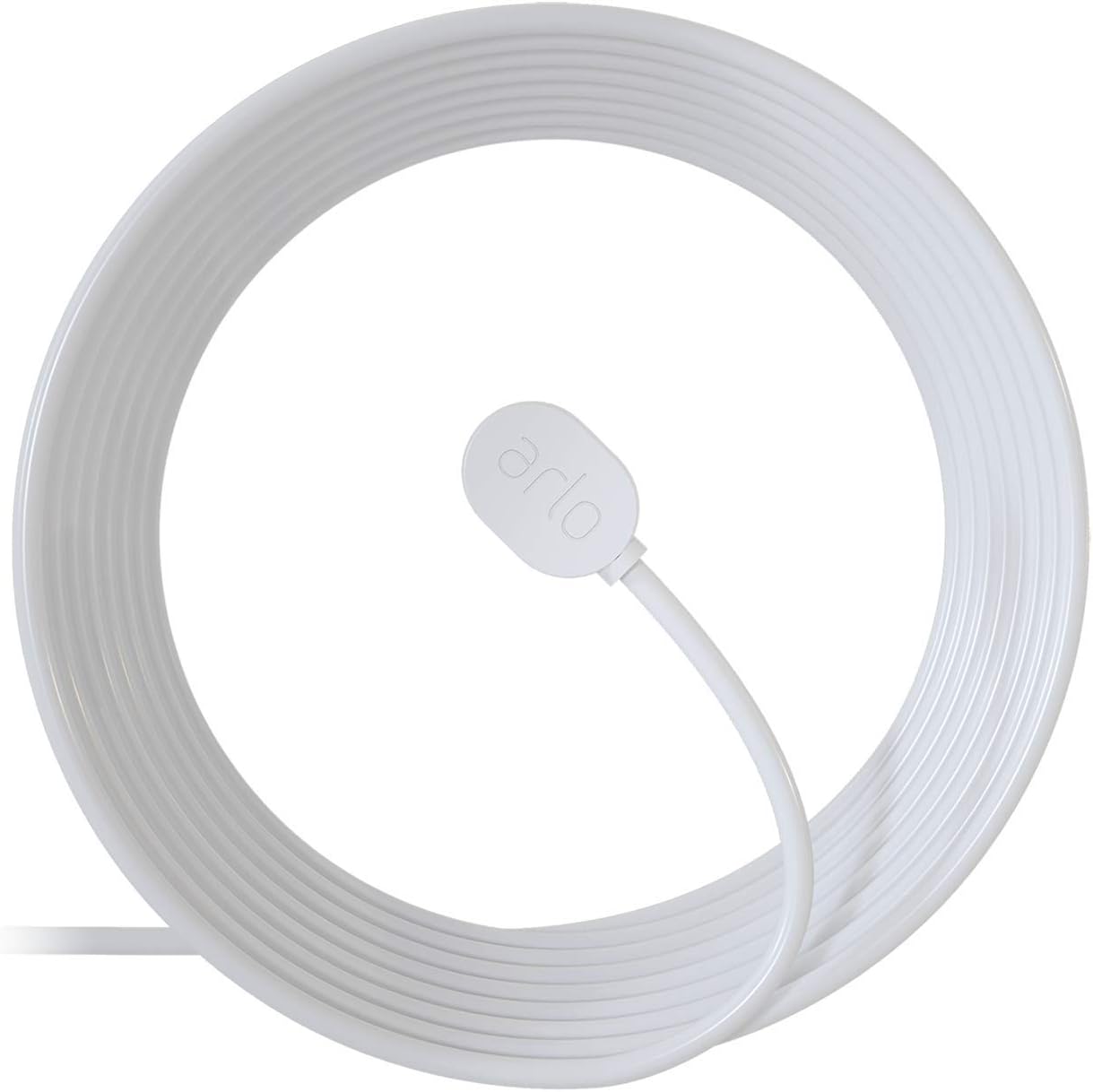 Outdoor Charging Cable - Arlo Certified Accessory - 25 ft, Weather Resistant Connector, Works with Arlo Pro 5S 2K, Pro 4, Pro 3, Ultra 2, Ultra, Floodlight, and Go 2 Cameras, White - VMA5600C