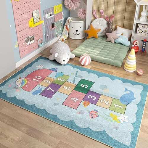カーペット ラグ キッズ プレイマット ロードマップ 80*160cm ラグマット 道路 遊べる カラー 滑り止め 女の子 ふわふわ 薄手 かわいい キッズ 動物 カラフル 洗える 男の子 子供部屋 掃除簡単 長方形 じゅうたん 北欧 プレイルーム 赤ちゃ