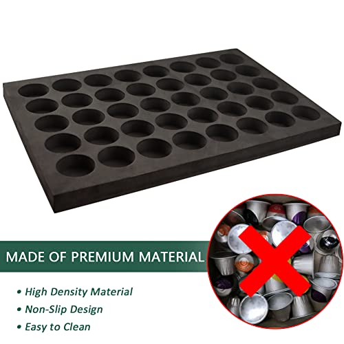 Coffee Pod Holder Compatible With Kcup Keurig Pods Coffee Holder Drawer Organizer Tray For Kitchen Office Home Holds 40 Coffee Pods (16.5” X 11”) #TOP1