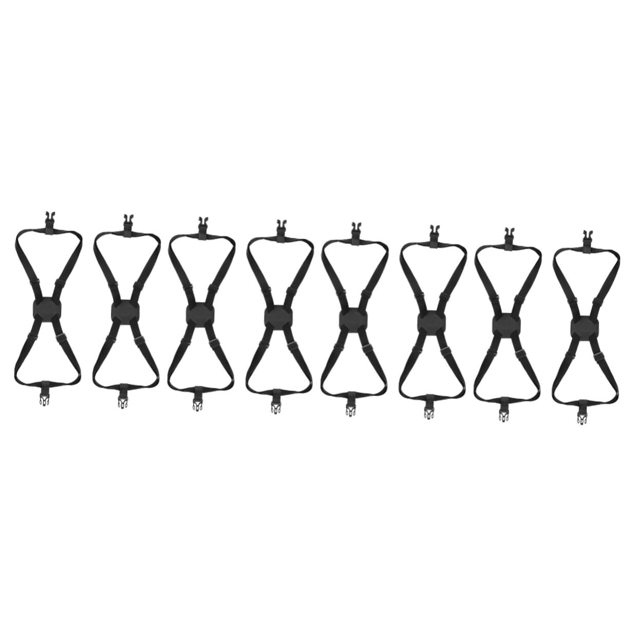 Cinturón De Equipaje Correas De Carga Correas De Equipaje Elásticas para Maletas para Maletas De Viaje para Bolsos De 2 Piezas x 4