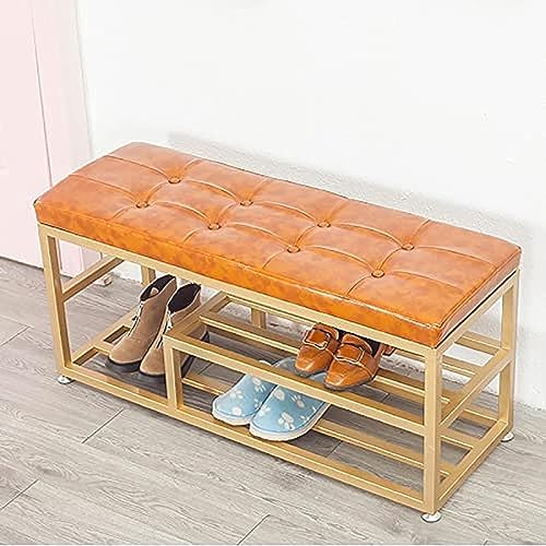 Banc d'entrée moderne idéal pour chausser toute la famille confortablement
