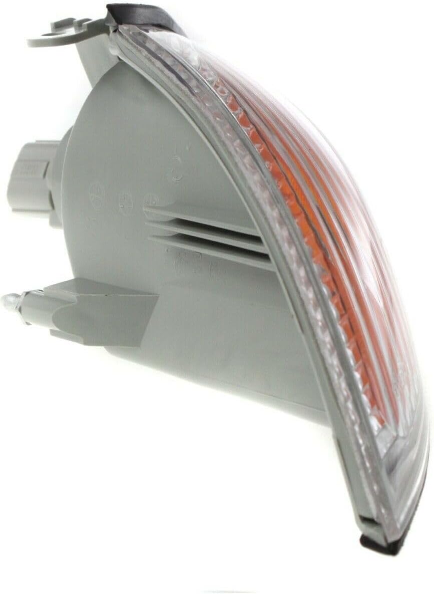 2pcs Signal Light Left Right Side Plastic Lens Clear & Amber Lamp Corner Incandescent with for Hyundai for Elantra 1999-2000 with Bulbs Assembly 9230129550