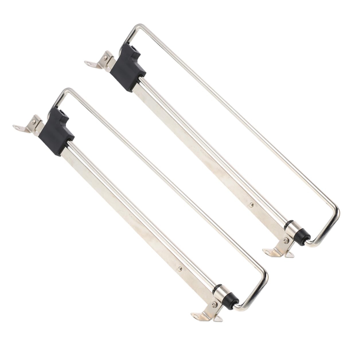 Tringles coulissantes extensibles pour penderie de placard rétractable en fer lot de 2