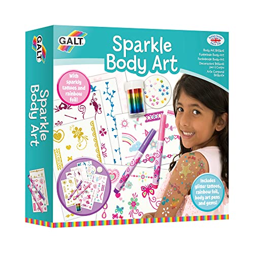 Galt Toys, Sparkle Body Art, Kids' Craft Kits, Ages 6 Years Plus