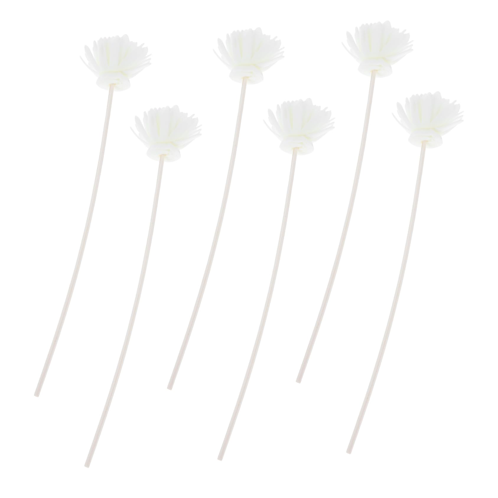 GRIRIW 6pcs Artificial Flower Rattan Diffuser Sticks for Home Decor Continuous Release for Spa and Office Elegant Fragrance Dispersal for Events and Weddings