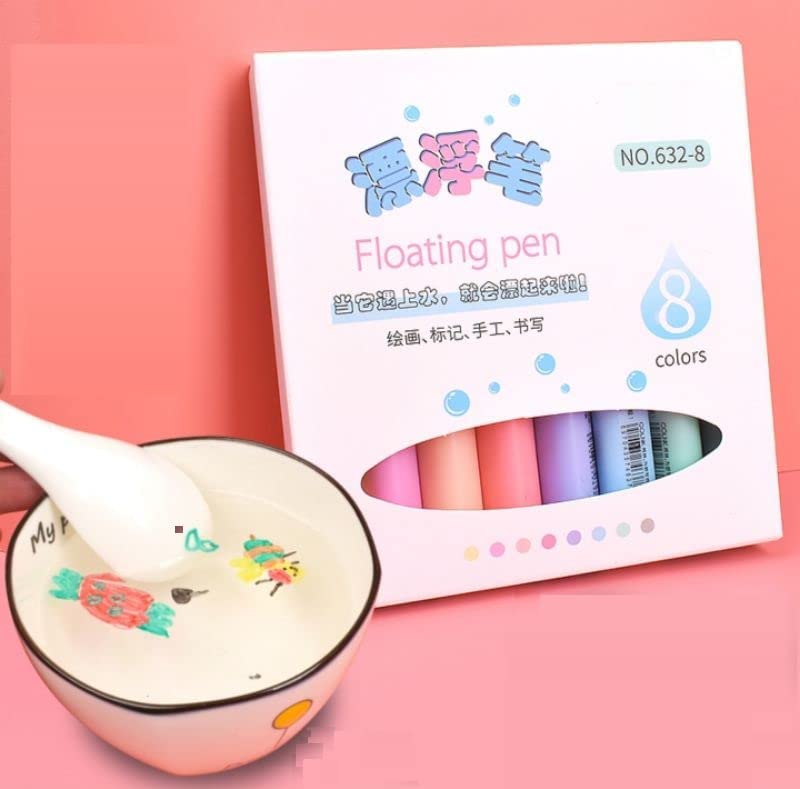 NGEL 8pcs Magic Floating Pen Childrens Color Pencil Water Drawing Note Marker Pen, Educational Whiteboard Marker - Multicolour (B0BFF31P9M) Amazon Price History, Amazon Price Tracker