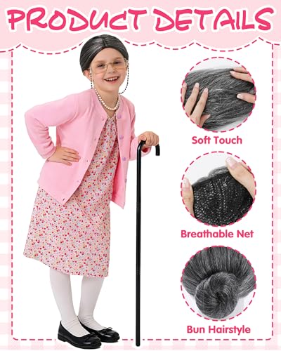 Disfraz de Abuela para Niñas 5-7 años miniatura 5