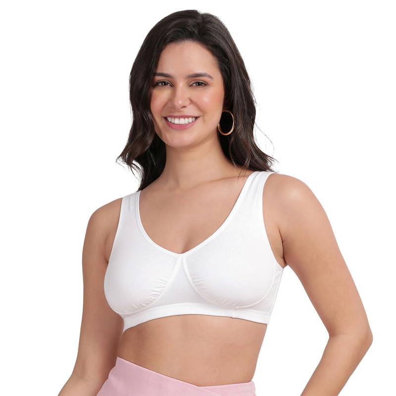 envie Women's Modal Sleeping Bra_Girls Full Coverage, Non-Padded Wirefree, T-Shirt Bra|Inner Wear for Ladies Daily use Night Bra-picture-13